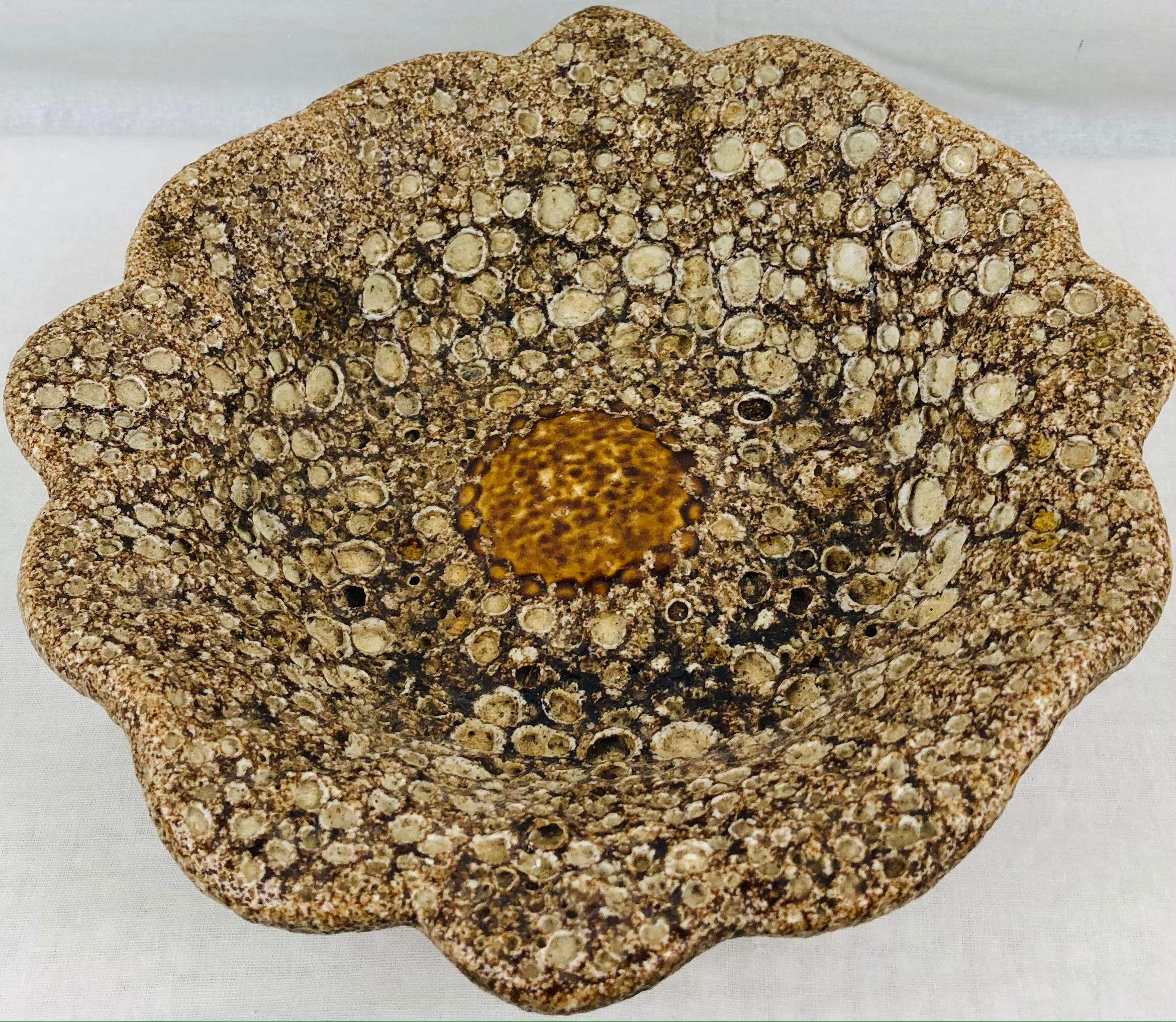 French Midcentury Fat Lava Style Bowl in the Manner of Charles Cart, 1960s In Good Condition For Sale In Miami, FL