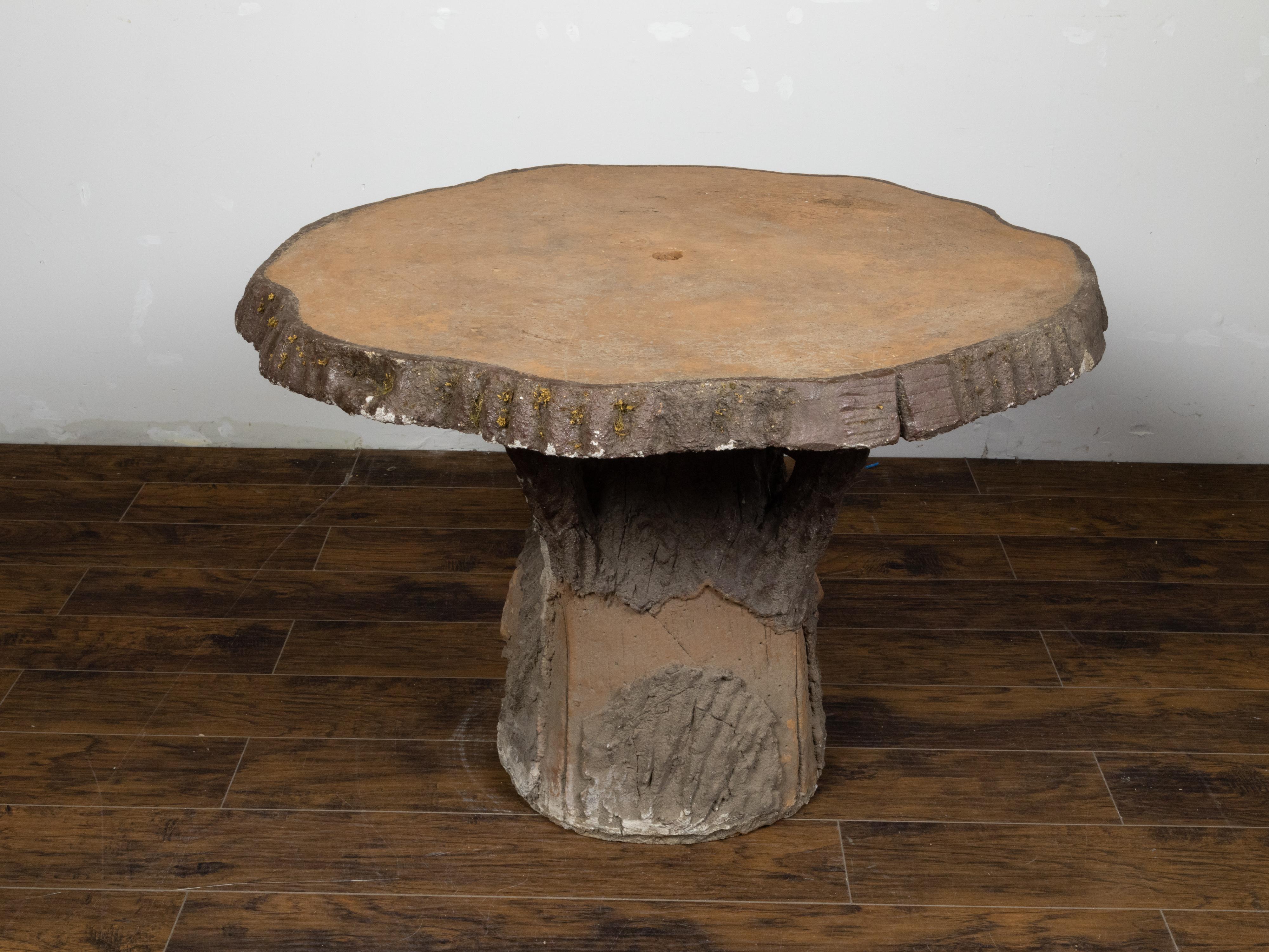 tree trunk table top