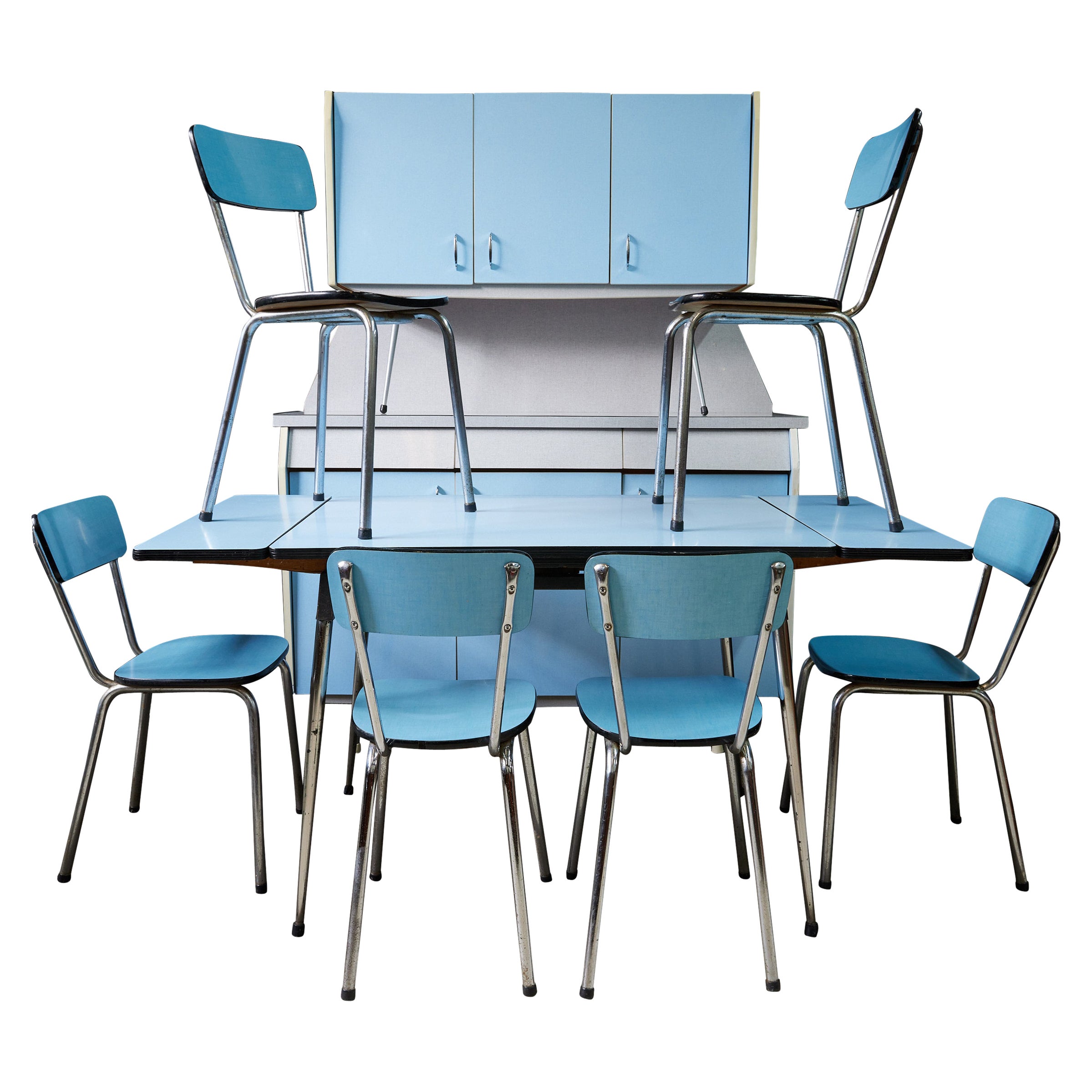 French Midcentury Formica Dinette Set by SIF