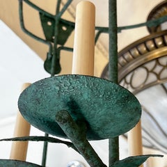 French Midcentury Iron Lantern