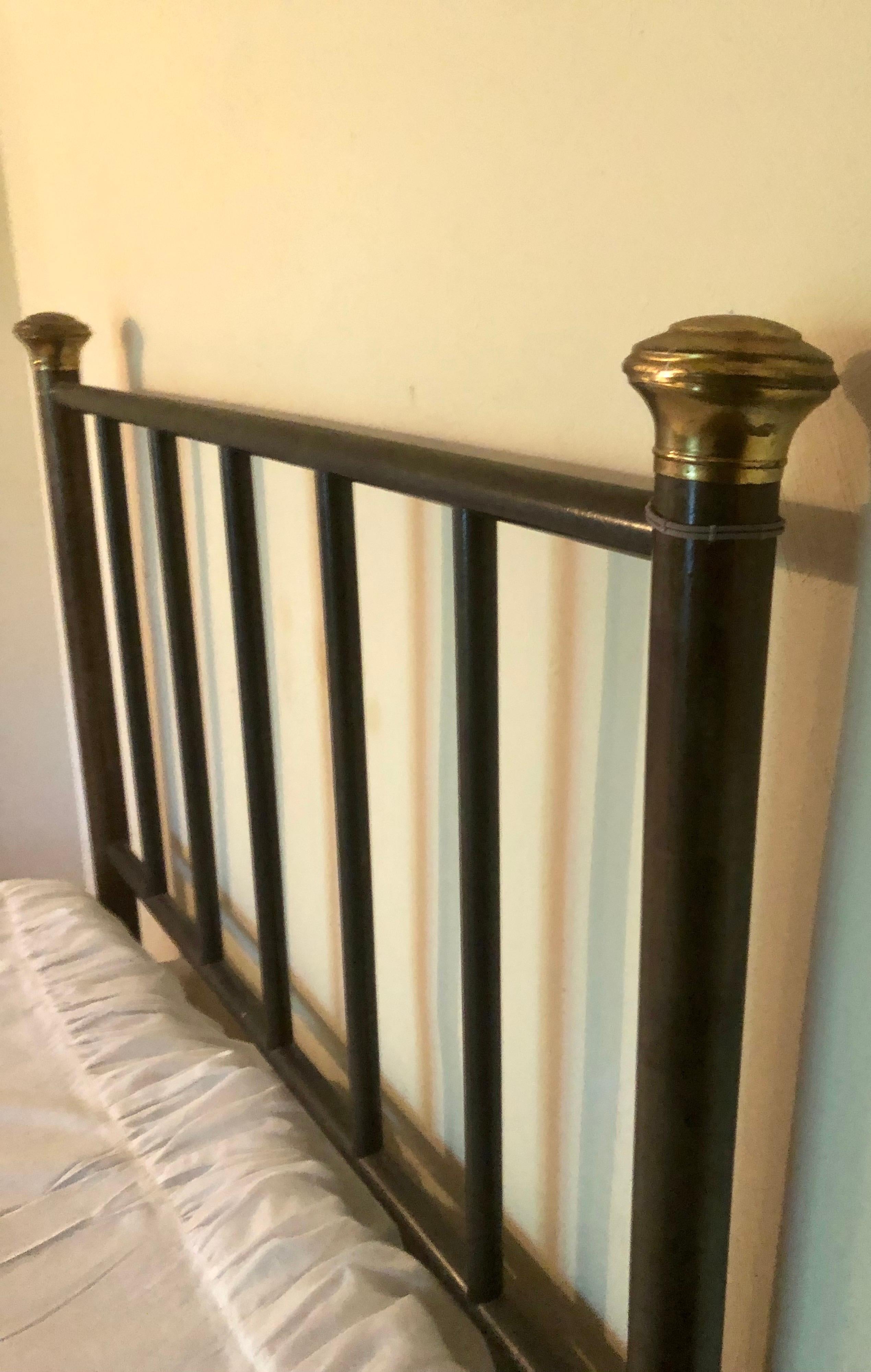 french iron bed frame