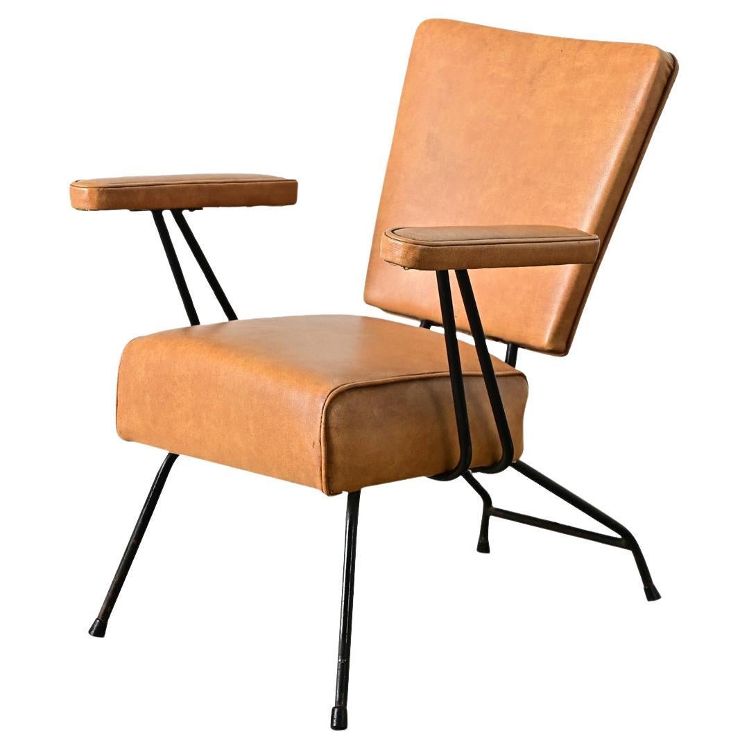 French Midcentury Modern Lounge Chair