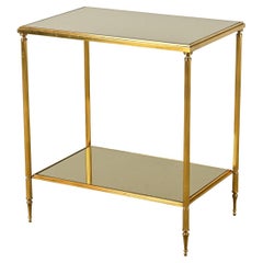 Französisches gestuftes Mid-Century Modern-Tischregal