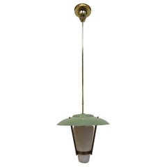 French Midcentury Pendant Maison Arlus