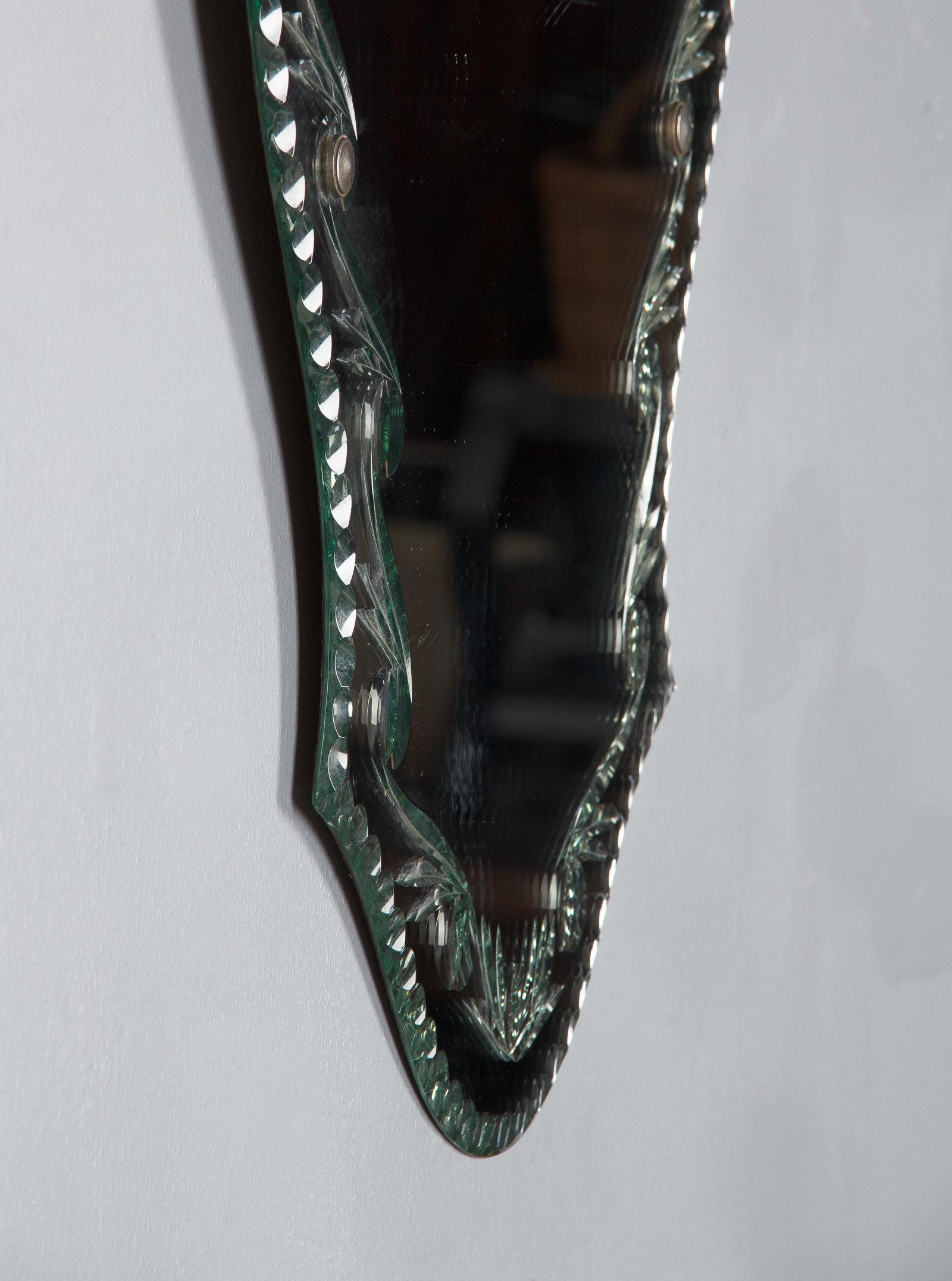 French Midcentury Venetian Glass Mirror 3