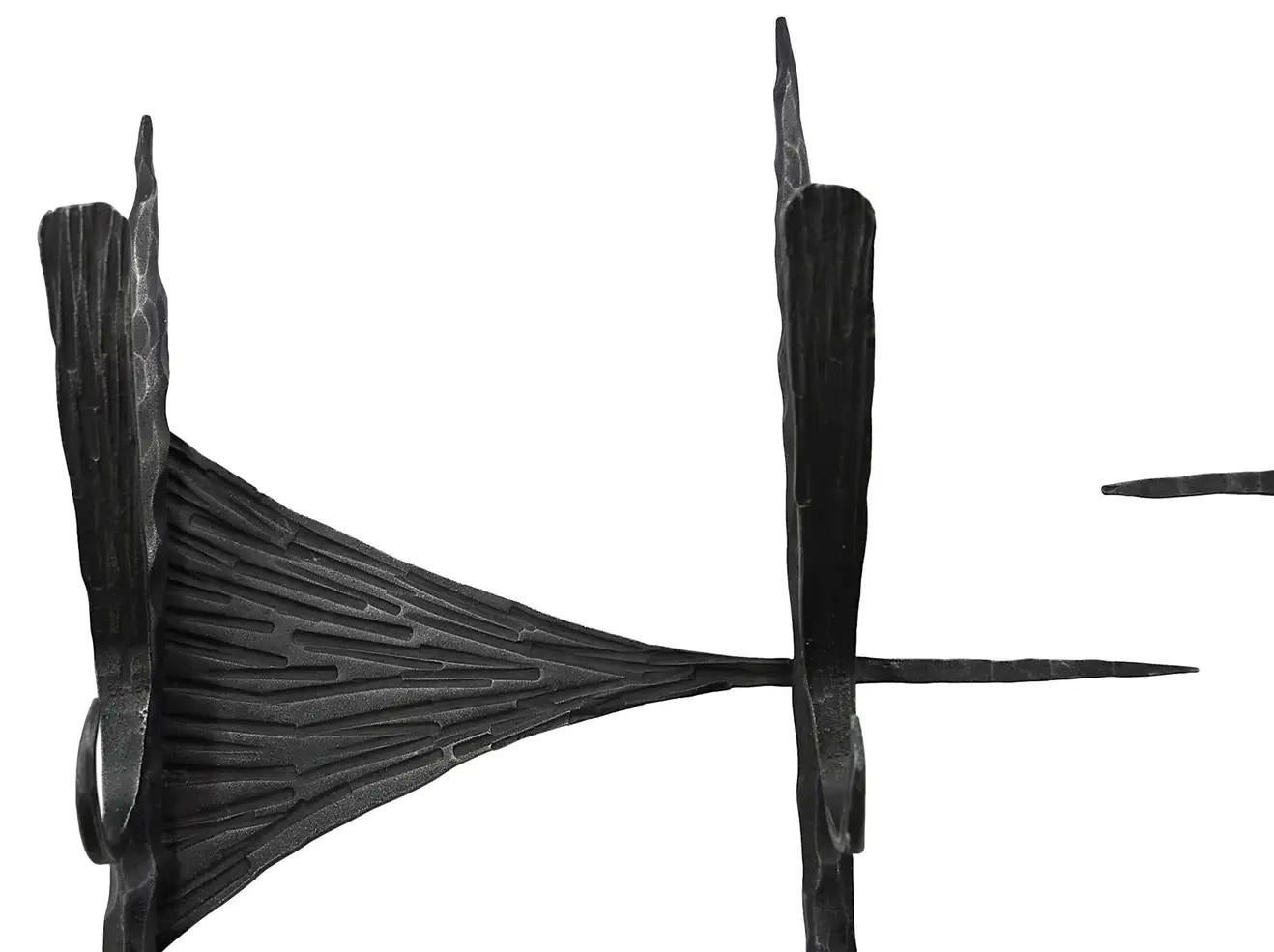 French Midcentury WroughtIron CoatRack, 1960s For Sale at 1stDibs