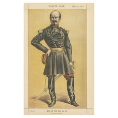 French Military Figure – Vanity Fair Men of the Day No. 10, 1870