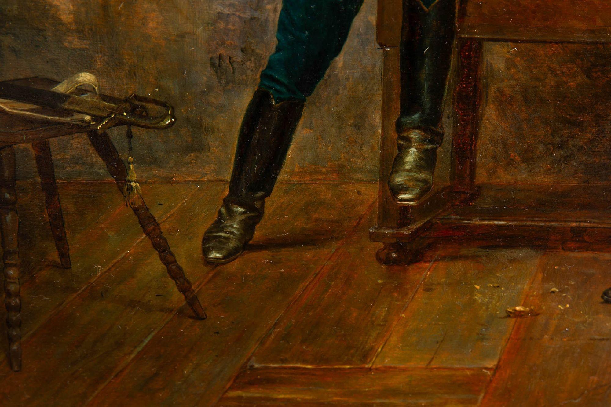 Pintura militar francesa Soldados Naipes de Jean Berne-Bellecour 8