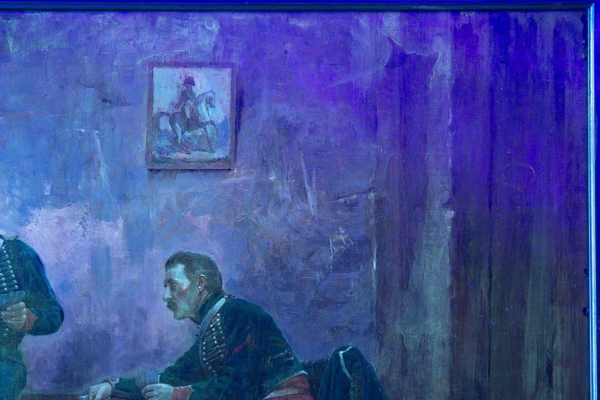 Pintura militar francesa Soldados Naipes de Jean Berne-Bellecour 11