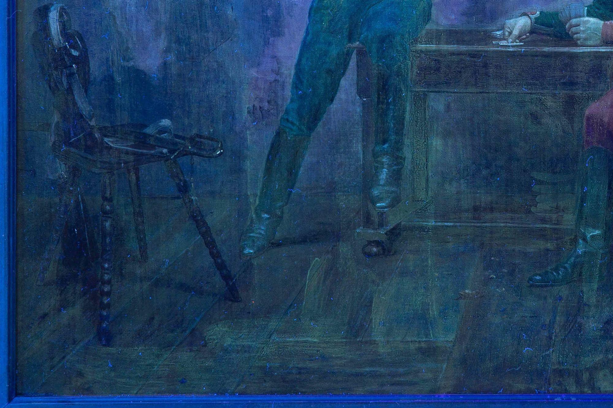 Pintura militar francesa Soldados Naipes de Jean Berne-Bellecour 13