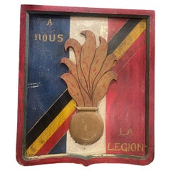 Französische Militärplakette