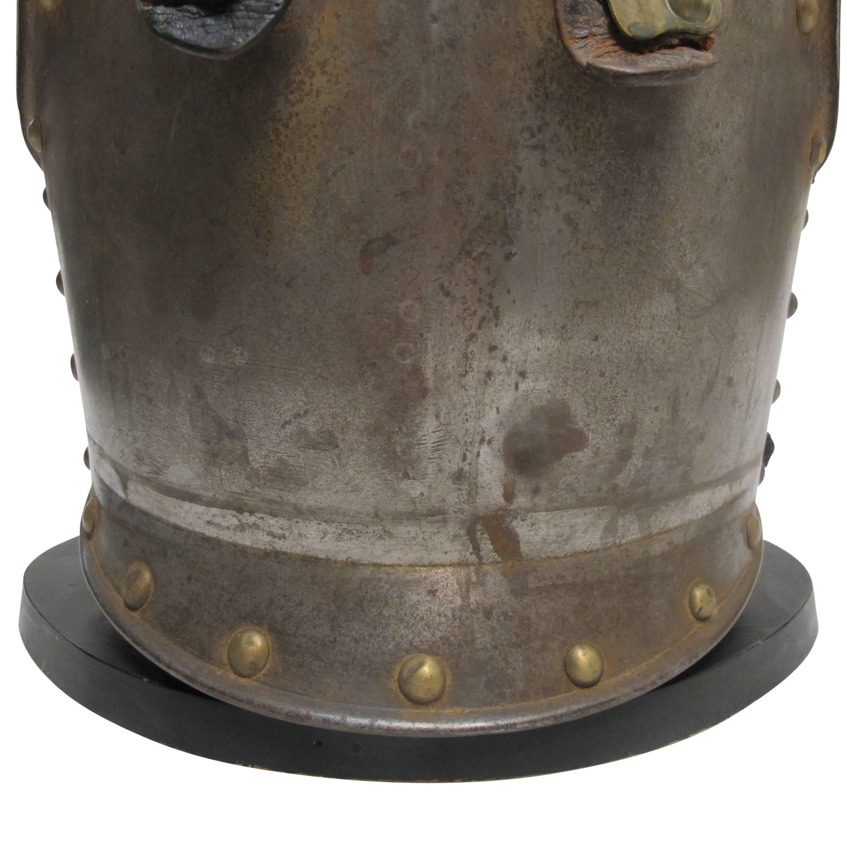 French Military Steel and Brass Armor, Late 18th-Early 19th Century For Sale 6