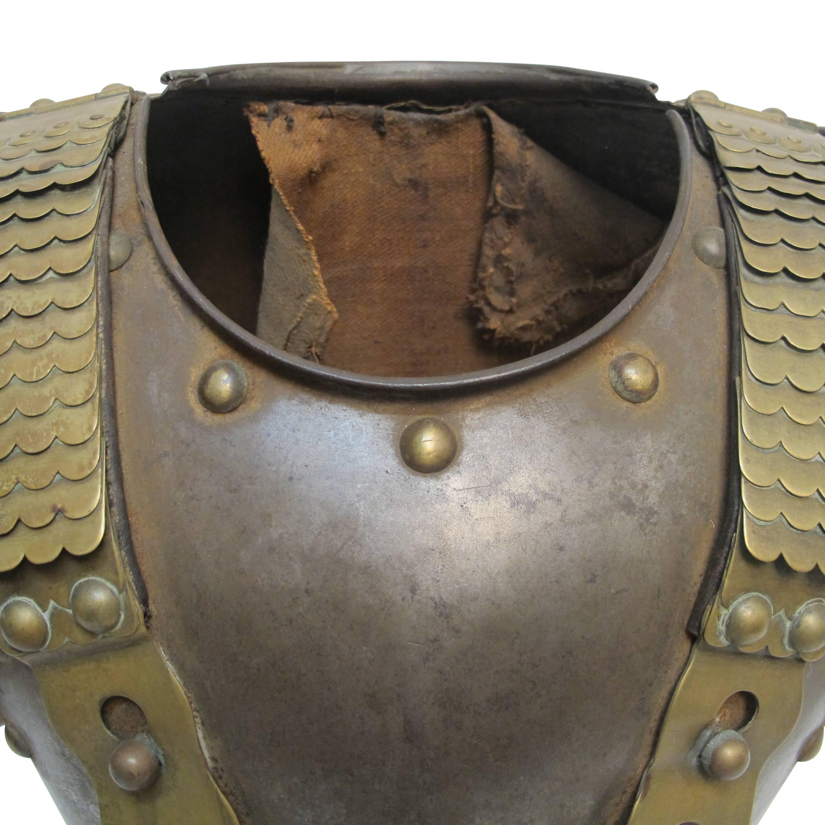 armor with cannon hole