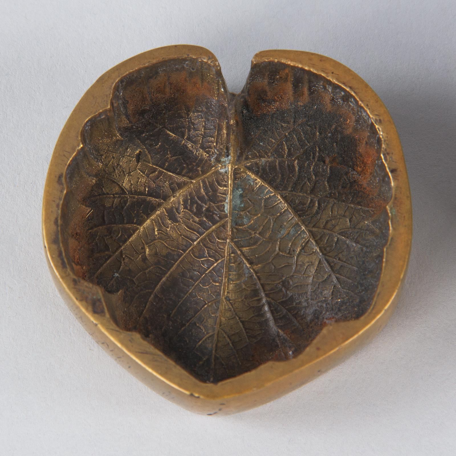French Millinery Silk Leaf Flower Iron Mold Press, Early 1900s 6