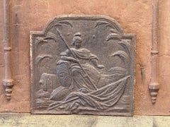 French 'Minerva' Fireback / Backsplash, 19th Century, Napoleon III Period