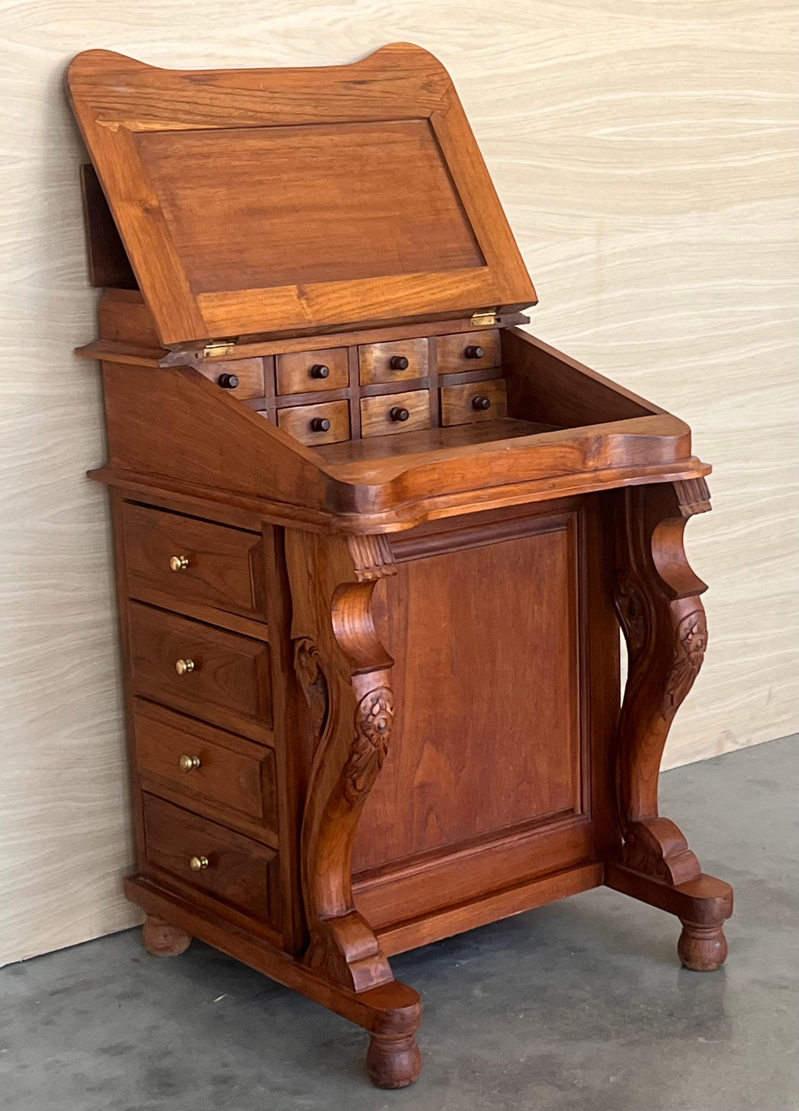 Pino Mini scrivania francese/scrivania da donna, CIRCA 1900 in vendita