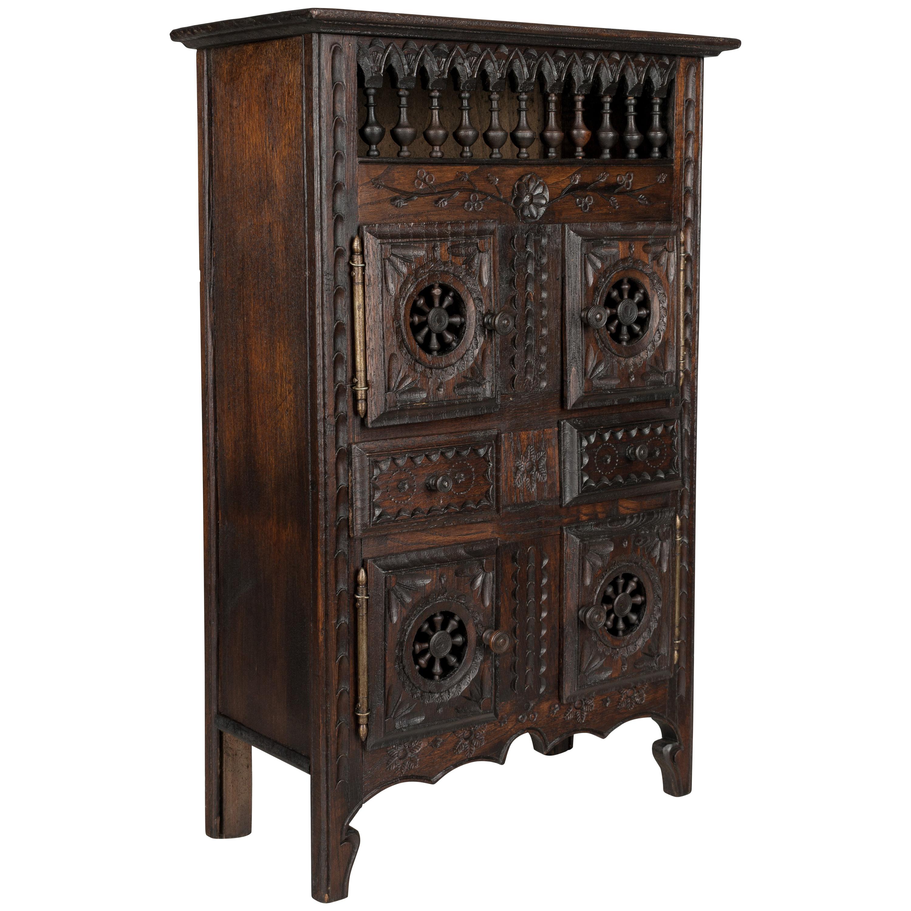 French Miniature Brittany Cabinet For Sale at 1stDibs