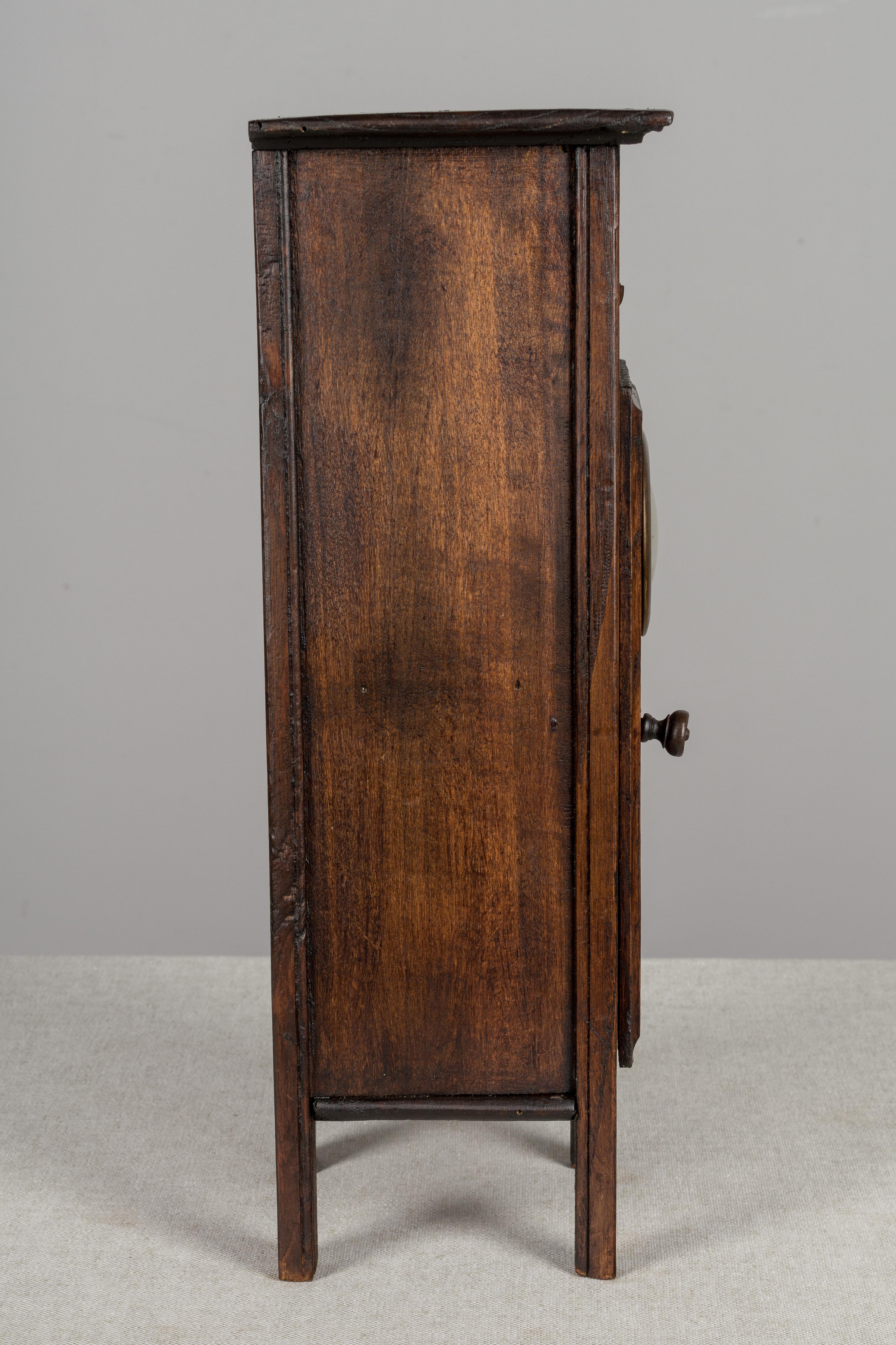 Oak French Miniature Brittany Clock