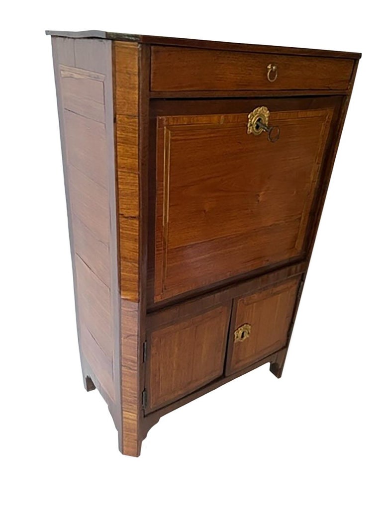 French Miniature Louis Lvi Style Secretary For Sale at 1stDibs
