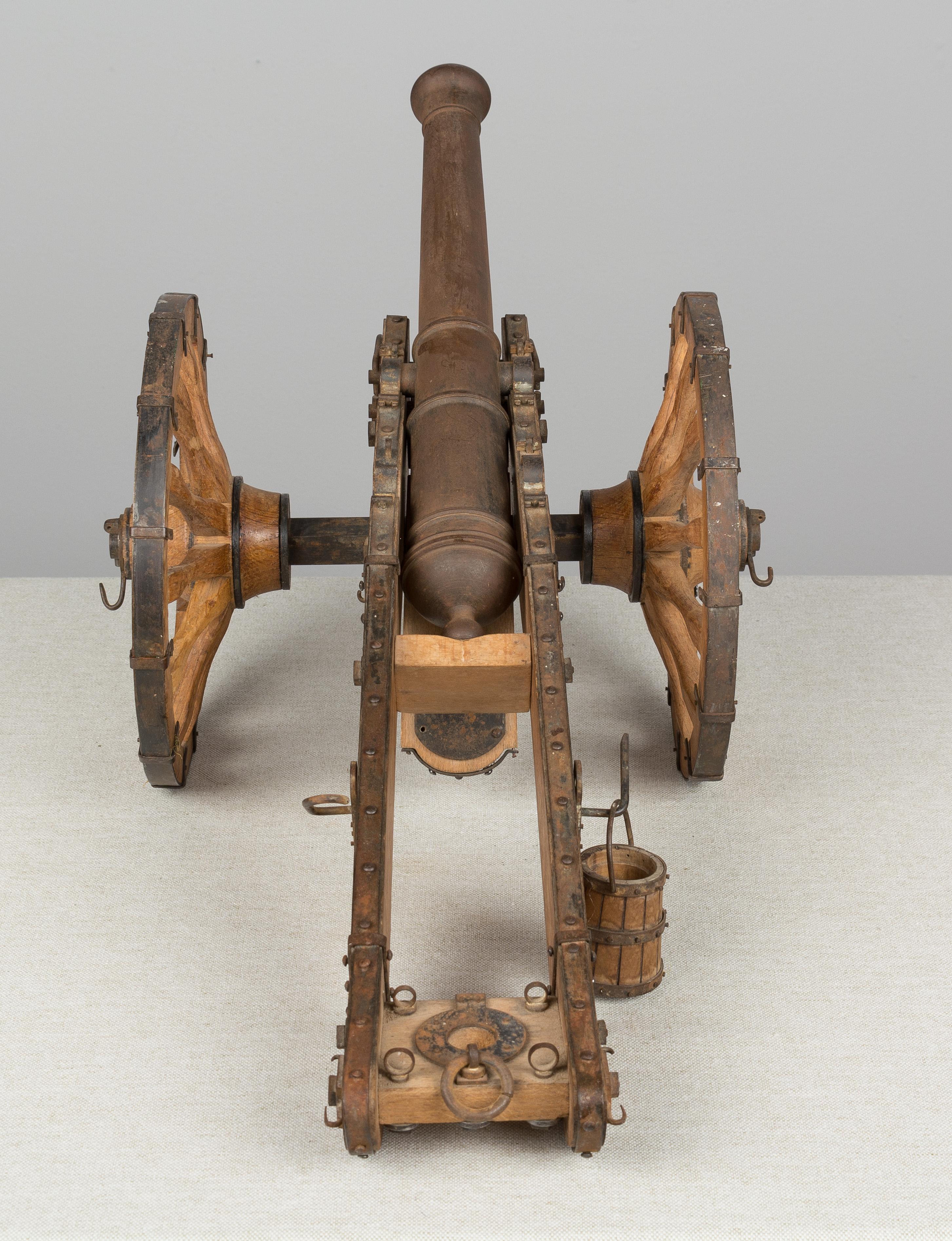 French Miniature Model Cannon 3
