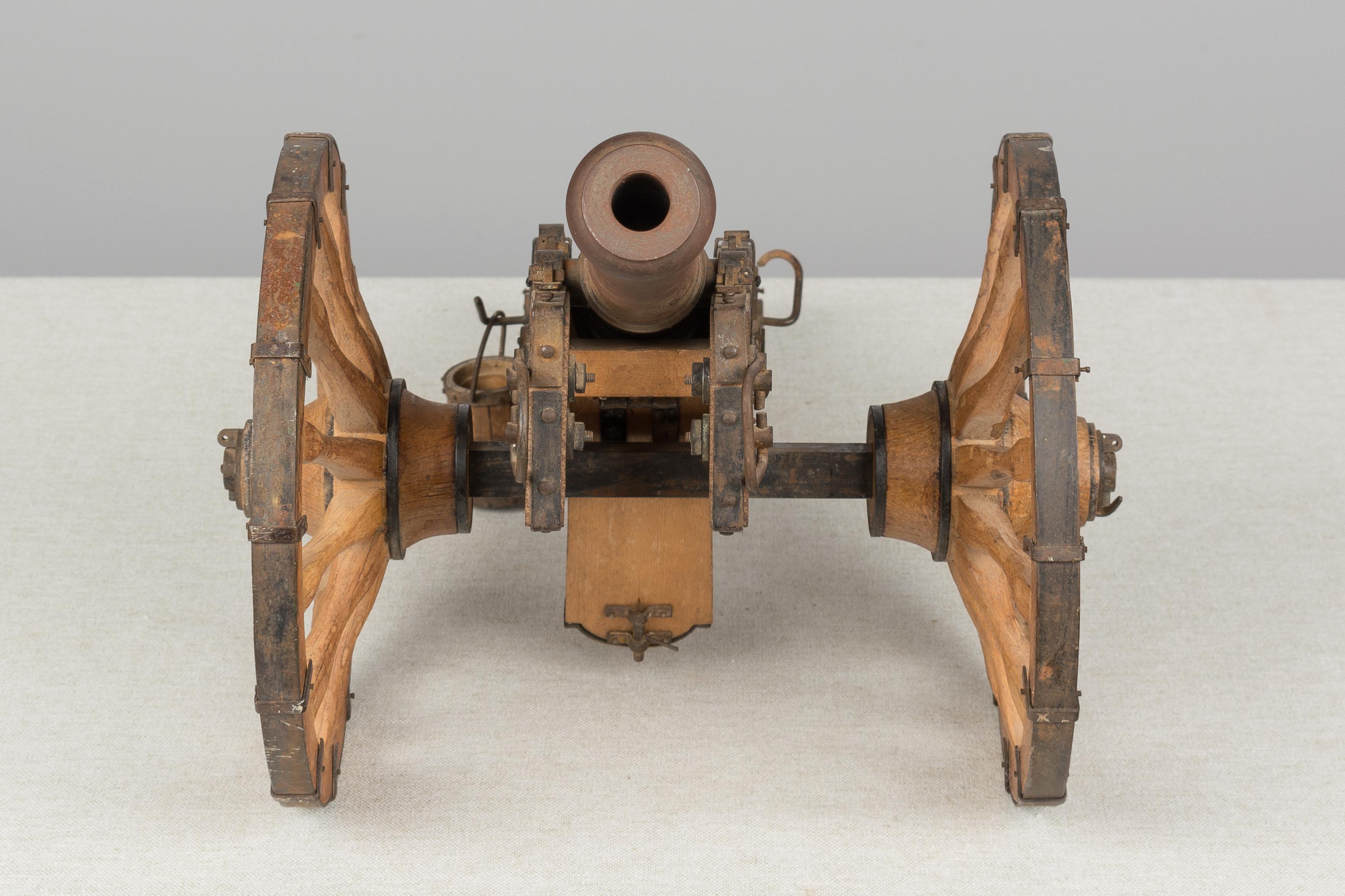 French Miniature Model Cannon 4