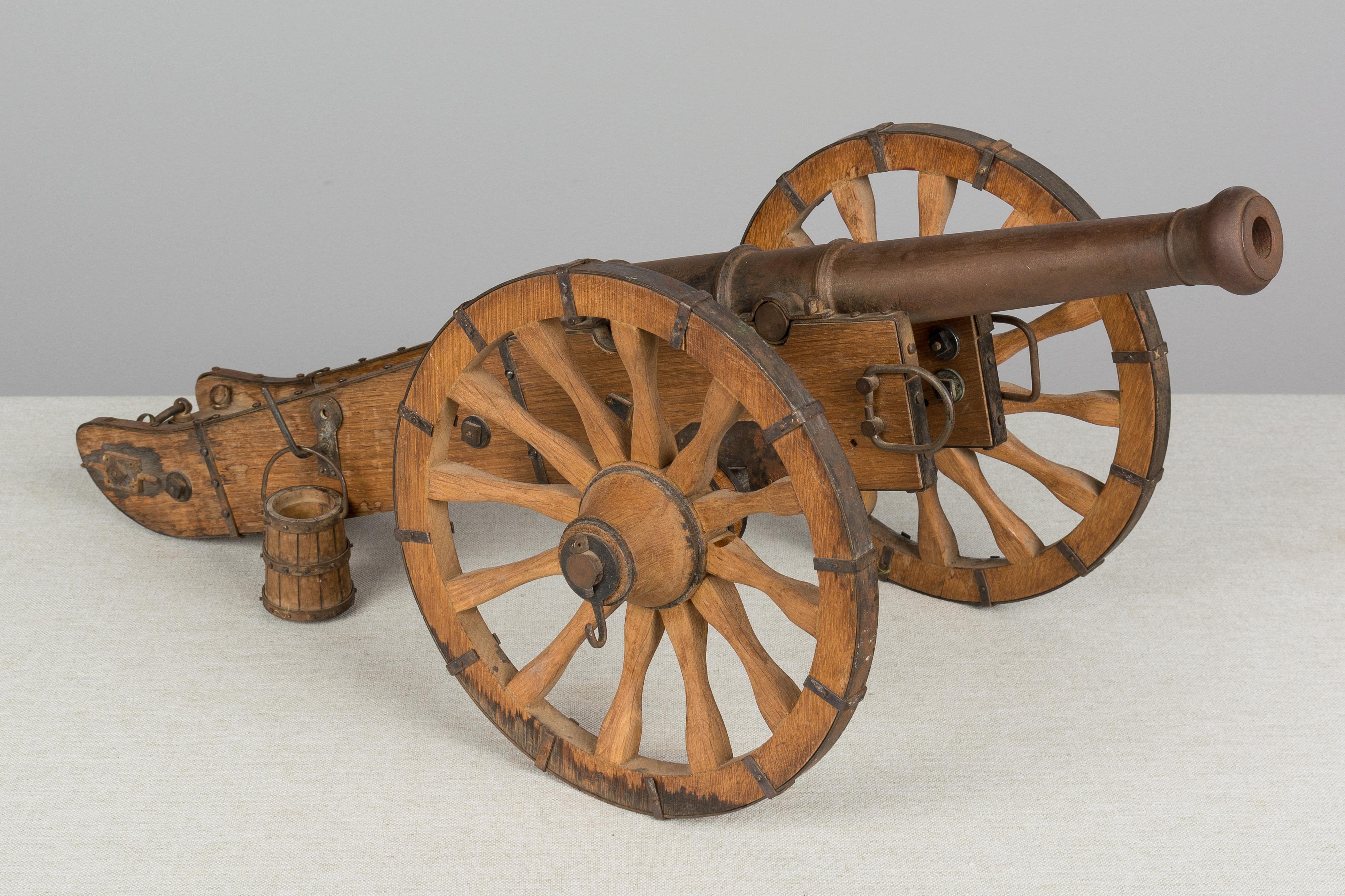 20th Century French Miniature Model Cannon