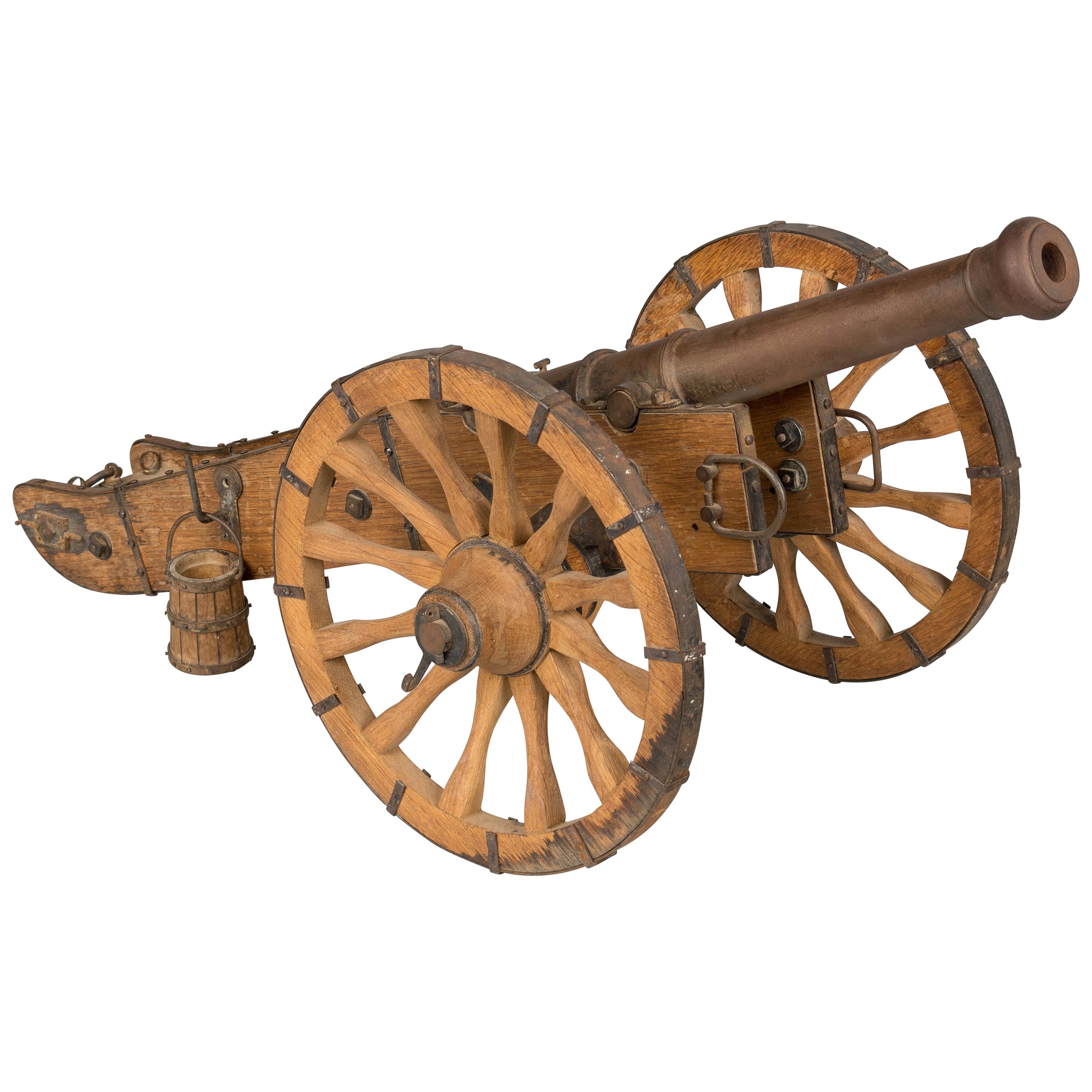 French Miniature Model Cannon