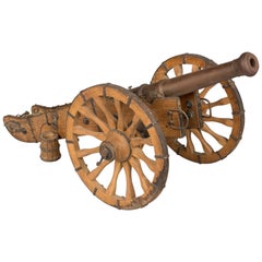 French Miniature Model Cannon