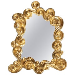 French Mirror by Jean Boggio for Les Heritiers "les vagues"