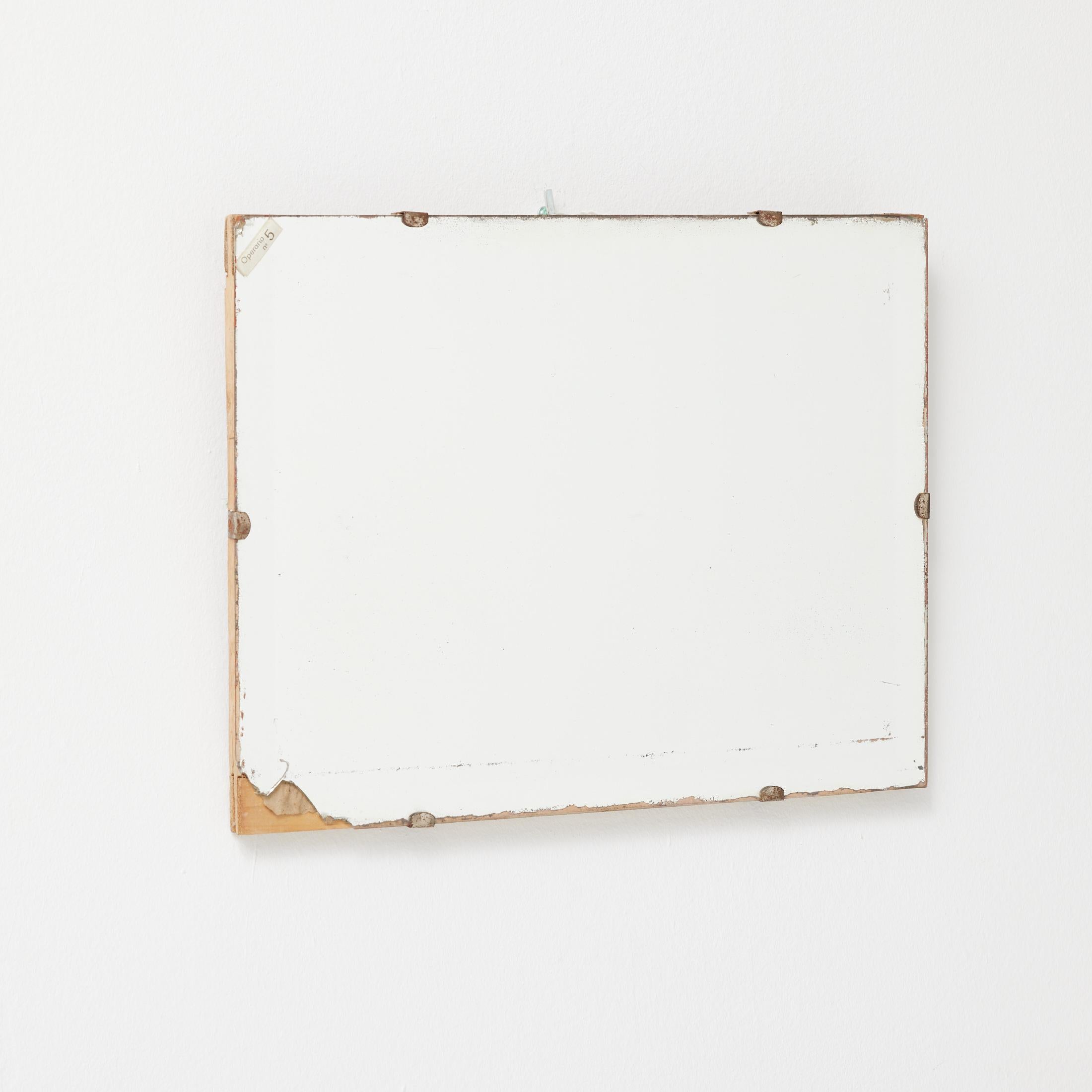 Glass French Mirror from the Early 20th Century – Circa 1940 For Sale