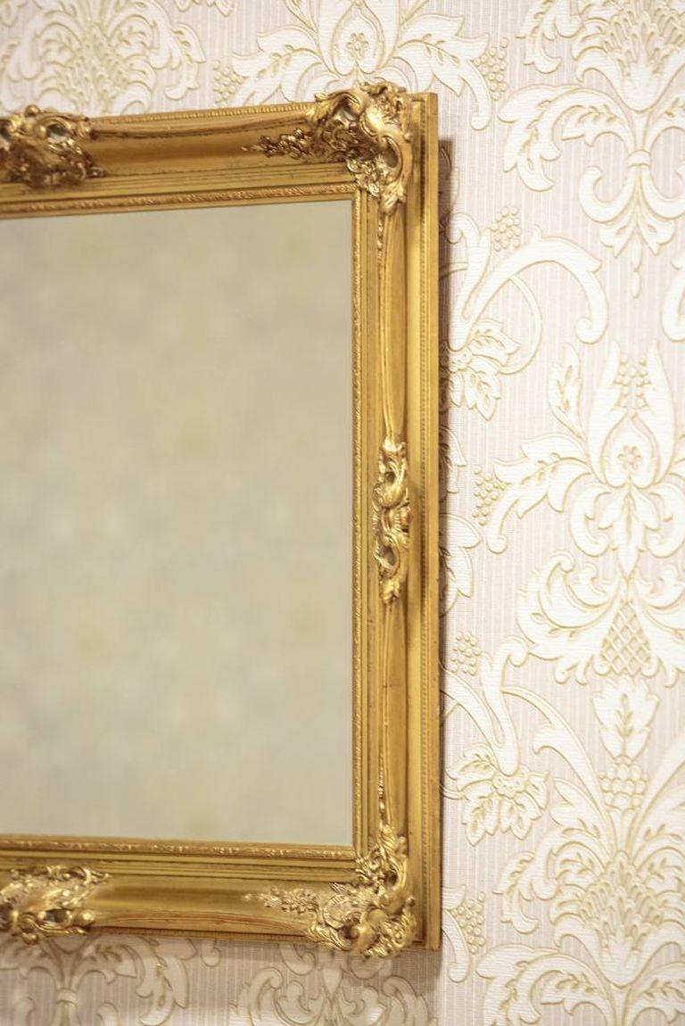Early 20th Century French Mirror in a Gilded Frame, circa 1900