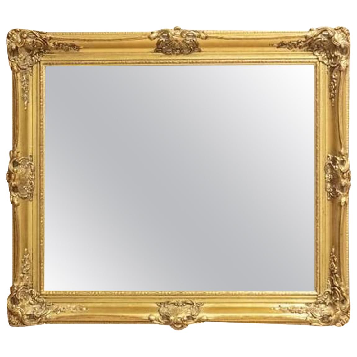 French Mirror in a Gilded Frame, circa 1900