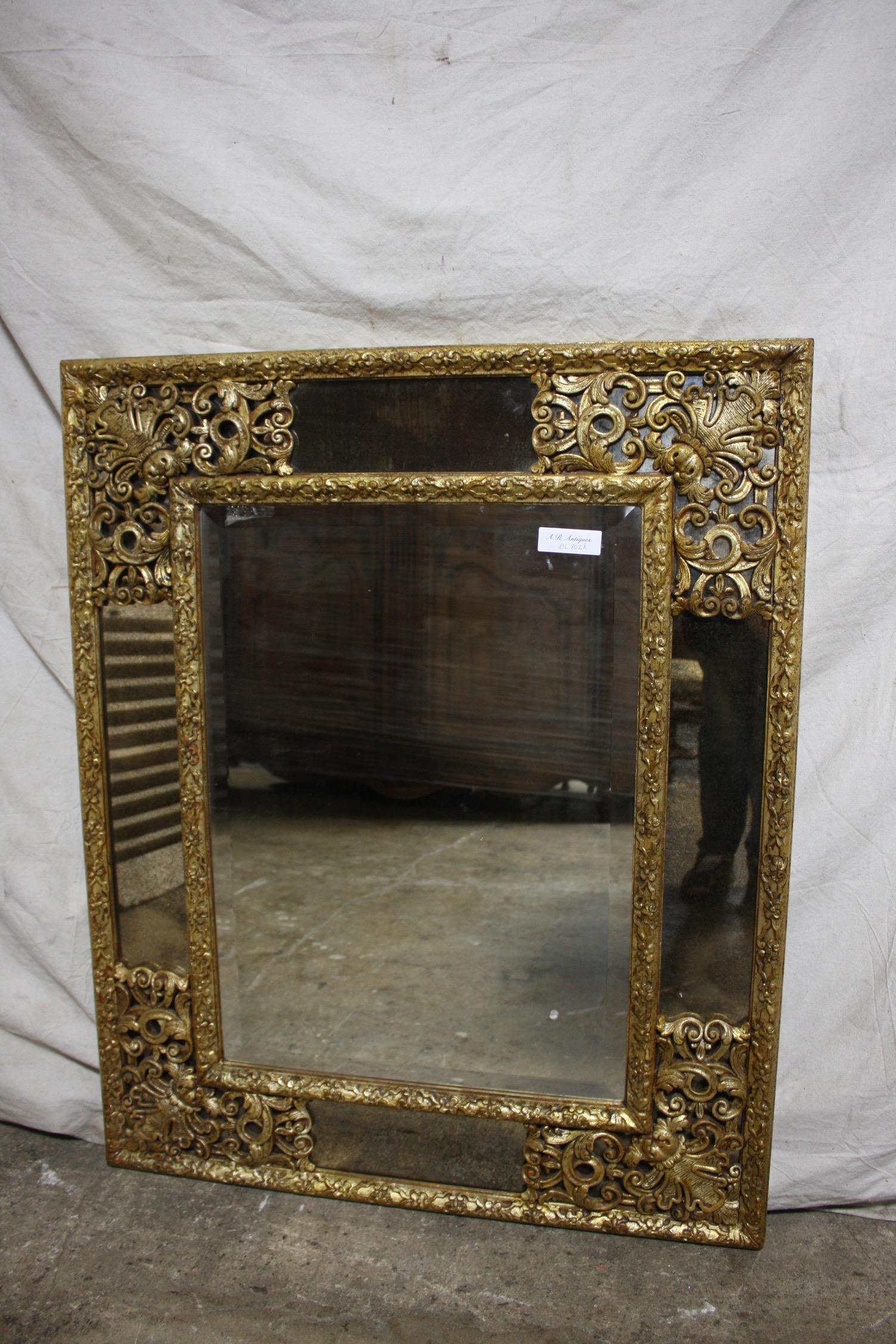 French Mirror, Louis XIV Style In Good Condition For Sale In Stockbridge, GA