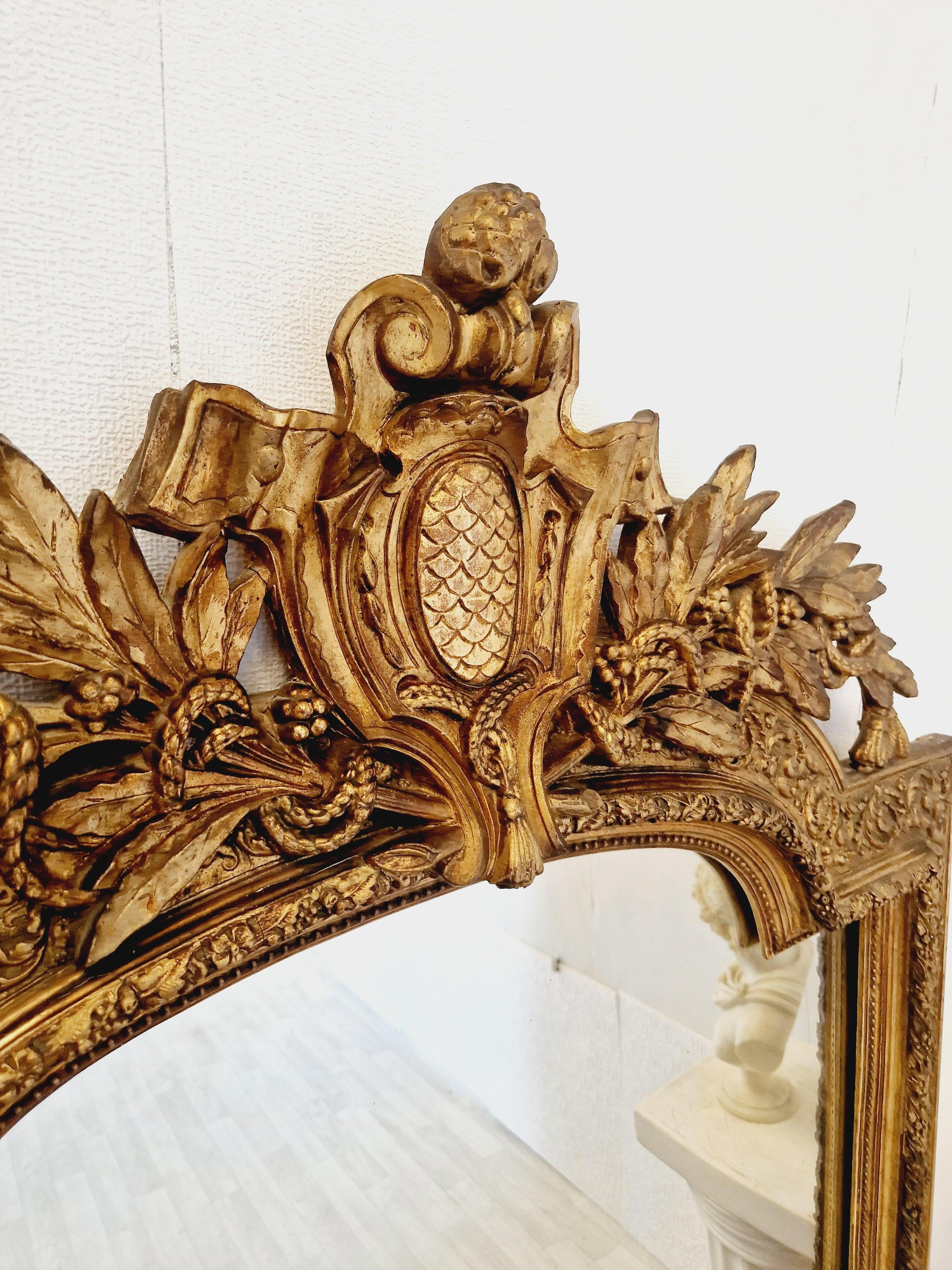 French Mirror Louis XVI Style 19th Century 7