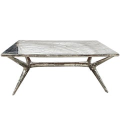 French Mirror Mosaic Dining Table