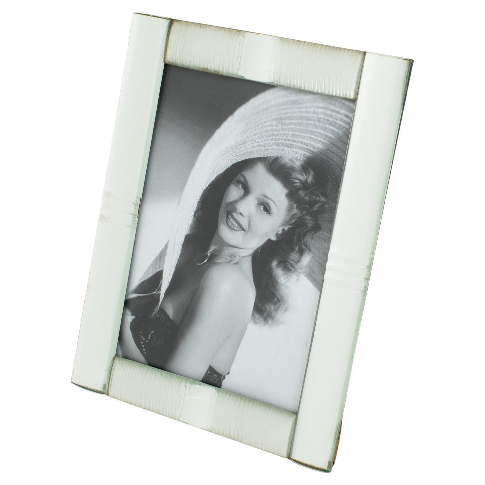 French Mirror Picture Photo Frame, 1940s