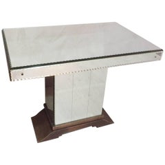 French Mirror Side Table, 1930s