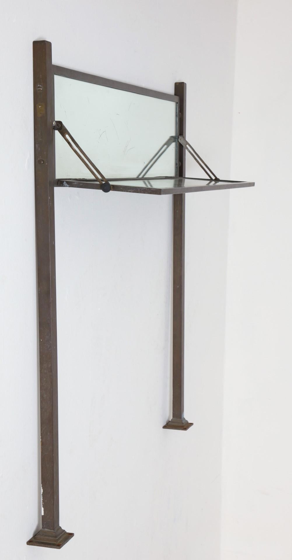 French Mirrored Adjustable Console, circa 1930 For Sale 15