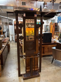 French Mirrored Hall Tree, circa 1950s