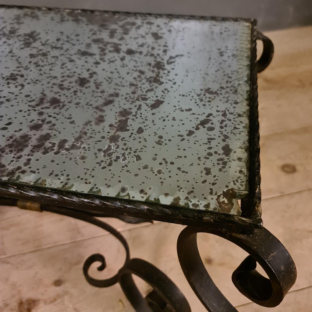 20th Century French Mirrored Low Table
