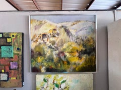 French Modern Abstract Oil Painting On Canvas