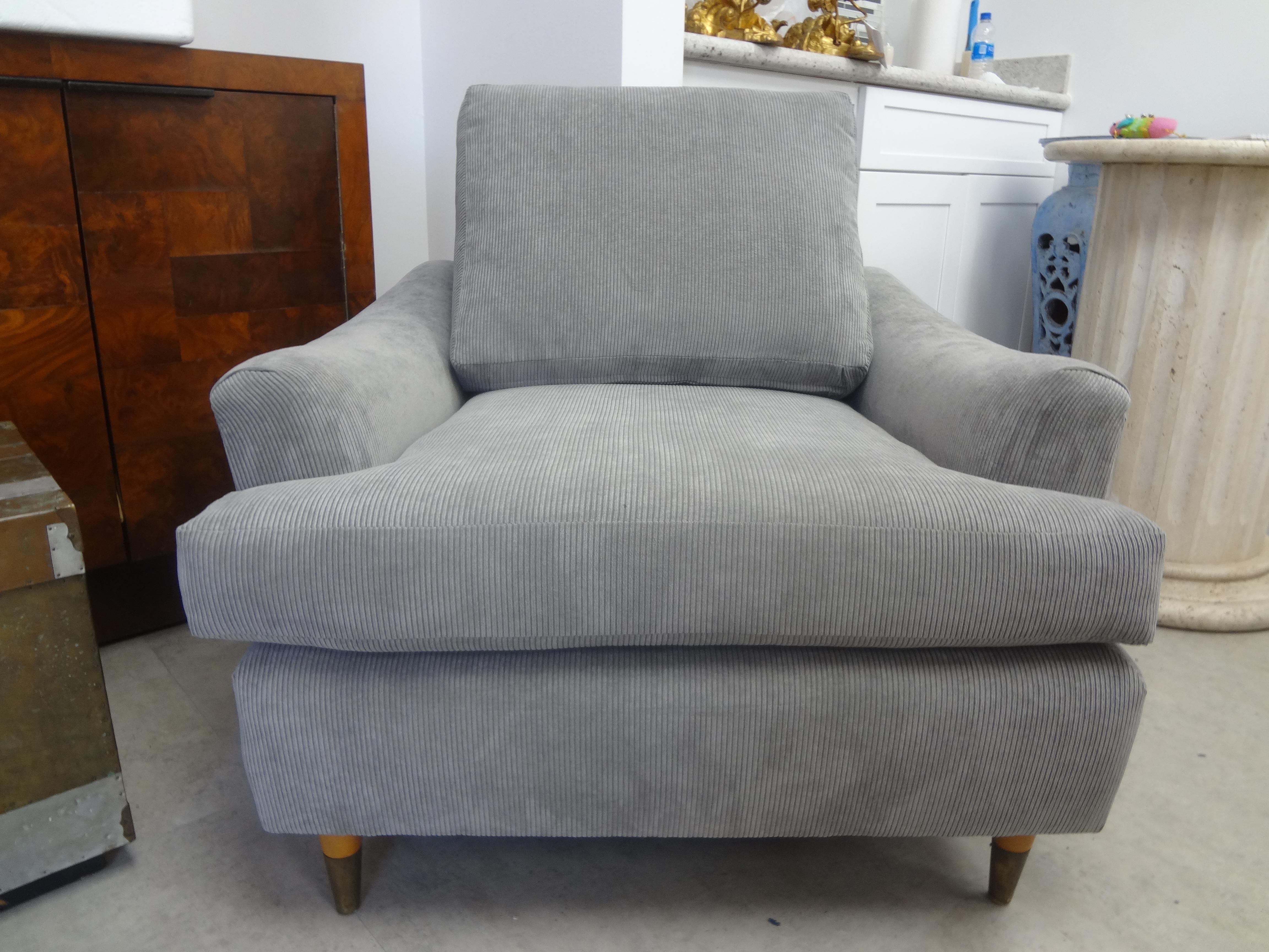 French Modern André Arbus Style Lounge Chair For Sale 4