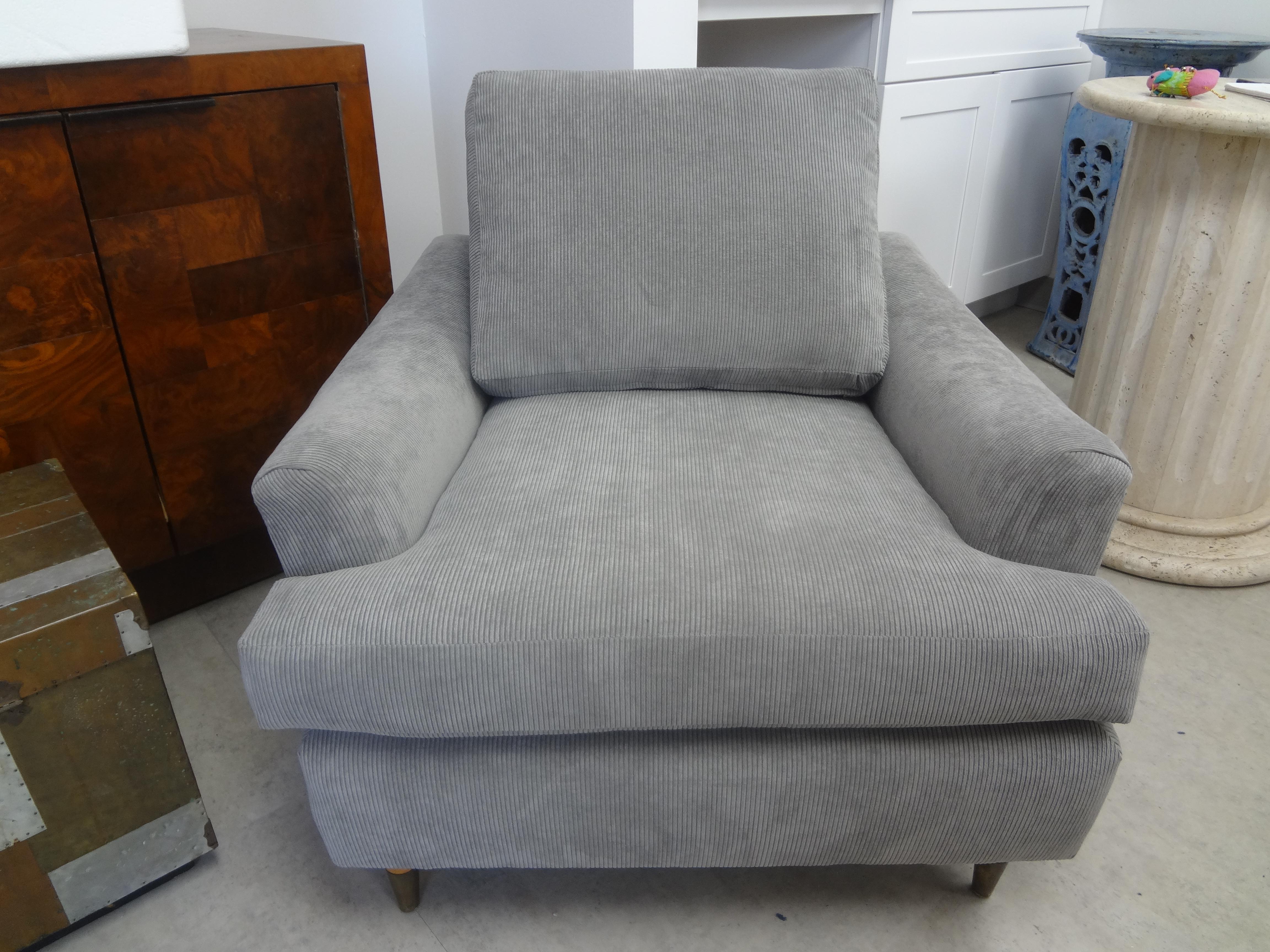 Mid-Century Modern French Modern André Arbus Style Lounge Chair For Sale
