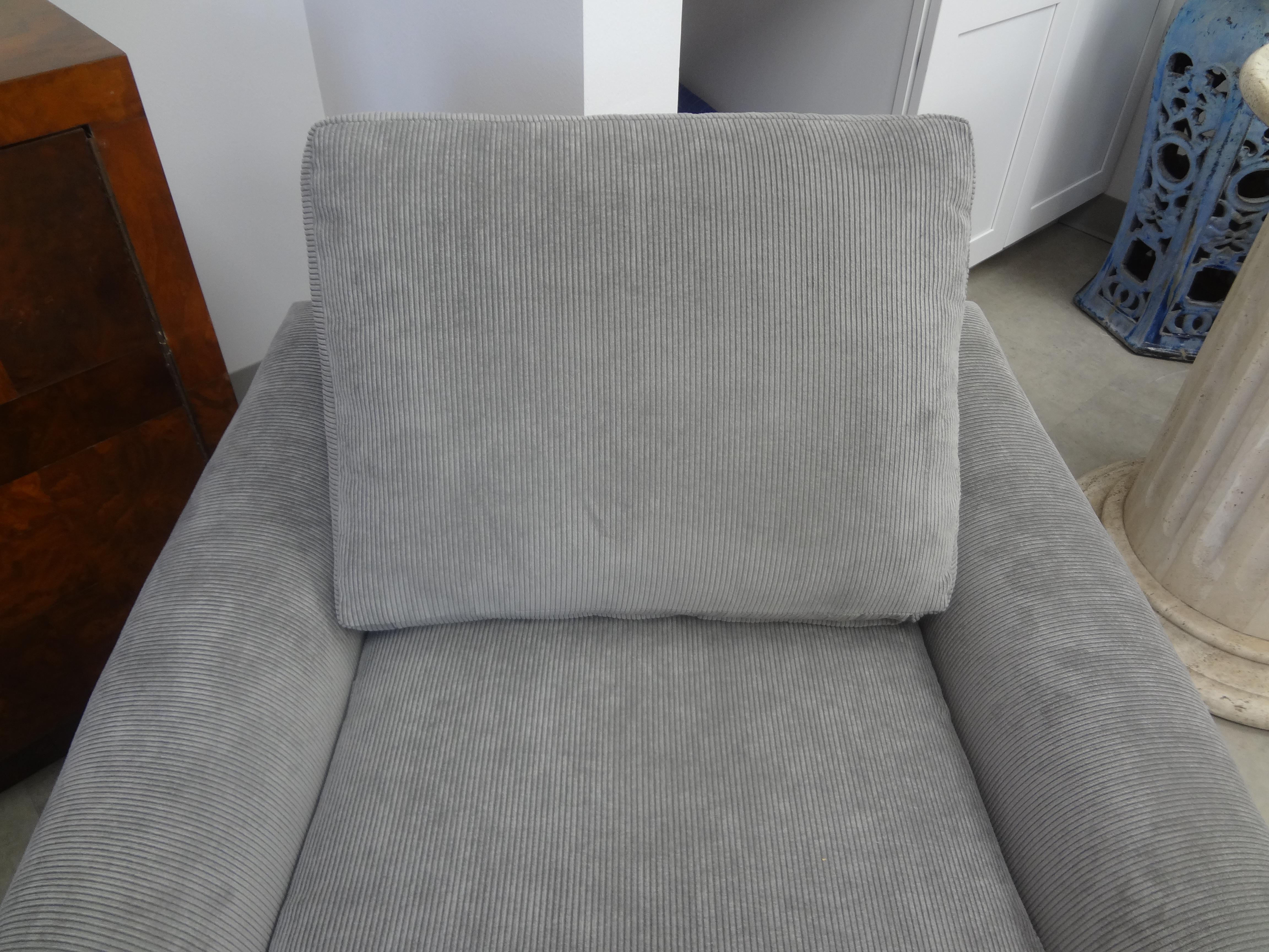 French Modern André Arbus Style Lounge Chair In Good Condition For Sale In Houston, TX