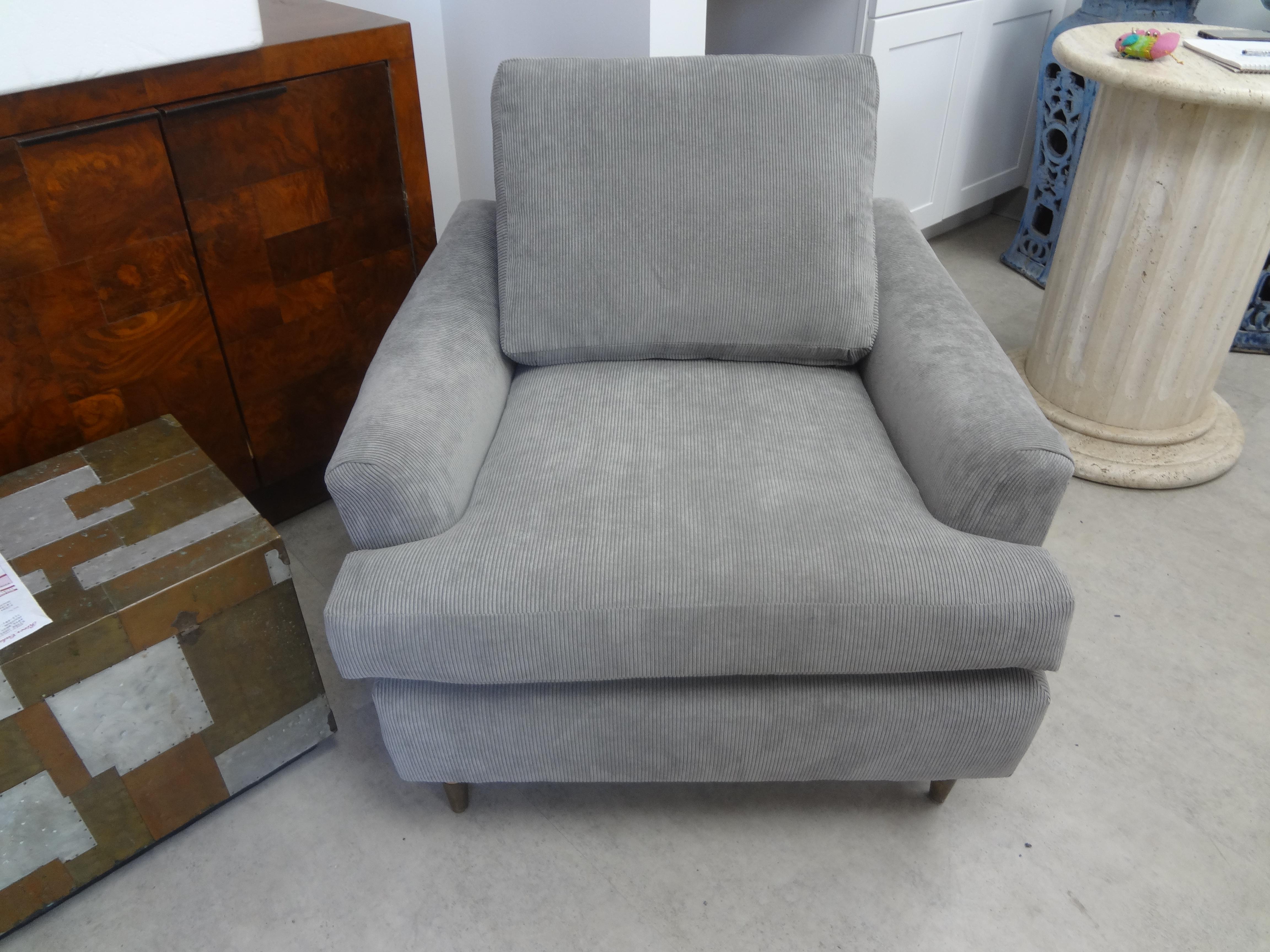 French Modern André Arbus Style Lounge Chair For Sale 3