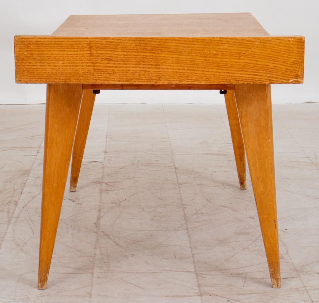 French Modern Ash and Laminate Low Table, 1950s In Good Condition For Sale In Astoria, NY