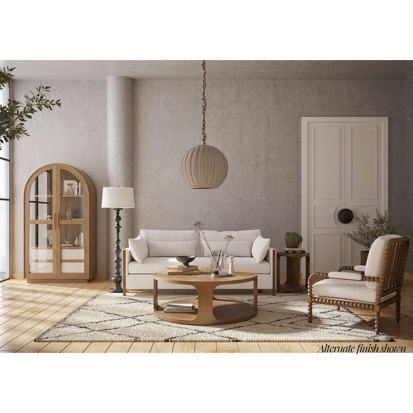 Divano moderno francese in bouclé in vendita 1