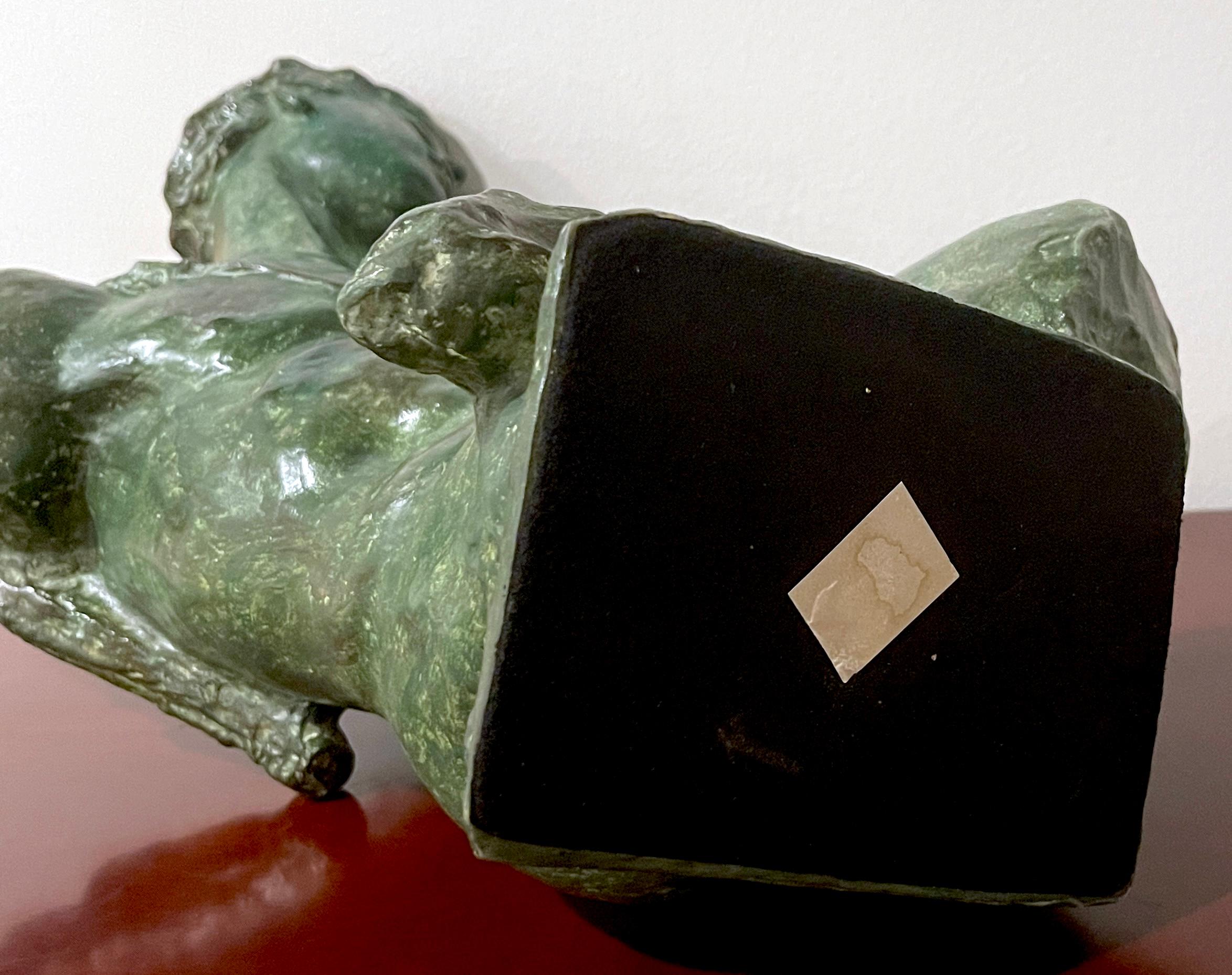French Modern Bronze Clad Sculpture of Hermes 7