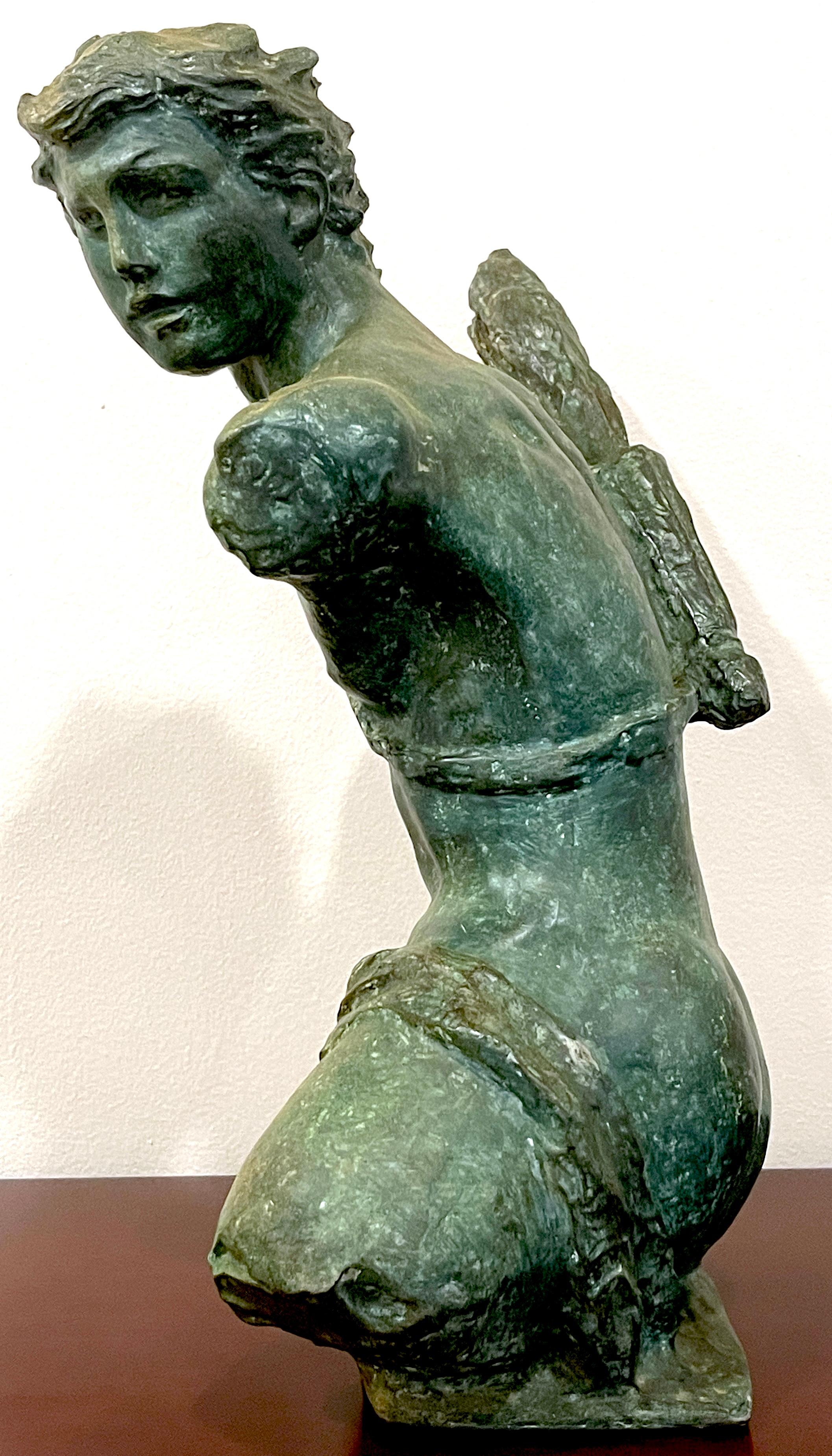 French Modern Bronze Clad Sculpture of Hermes 2