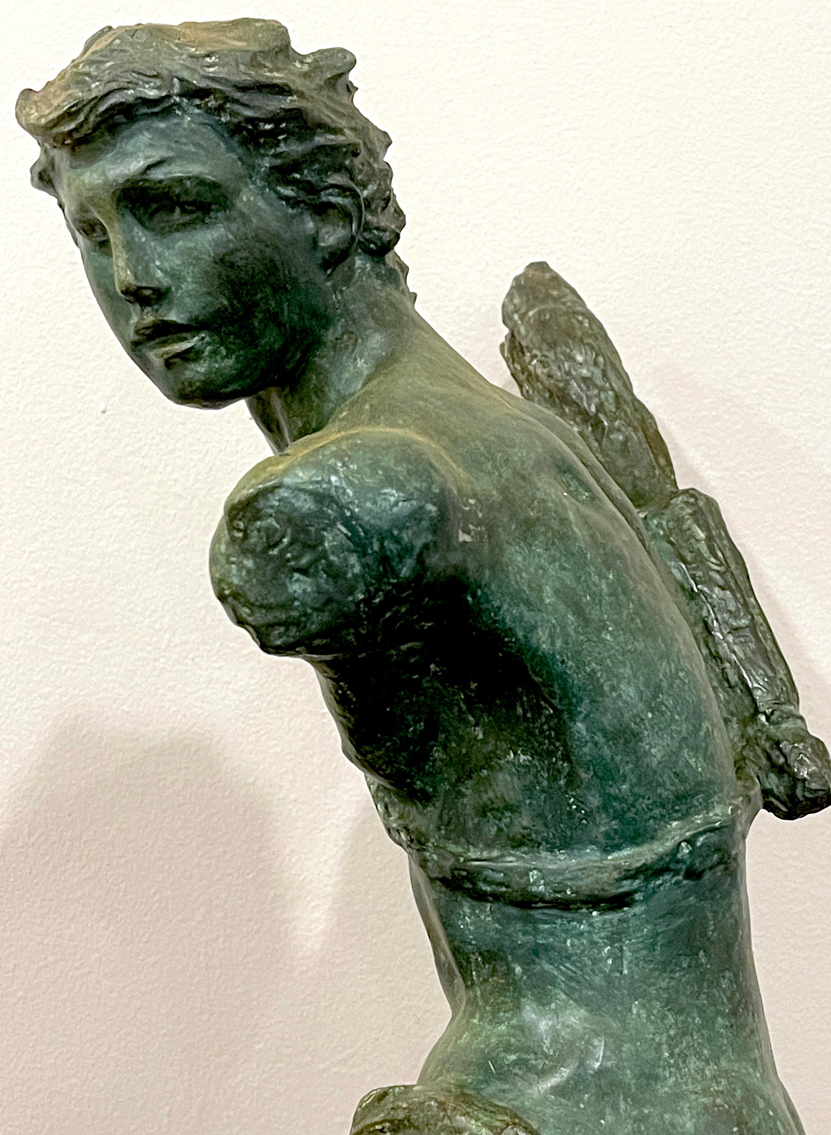French Modern Bronze Clad Sculpture of Hermes 3